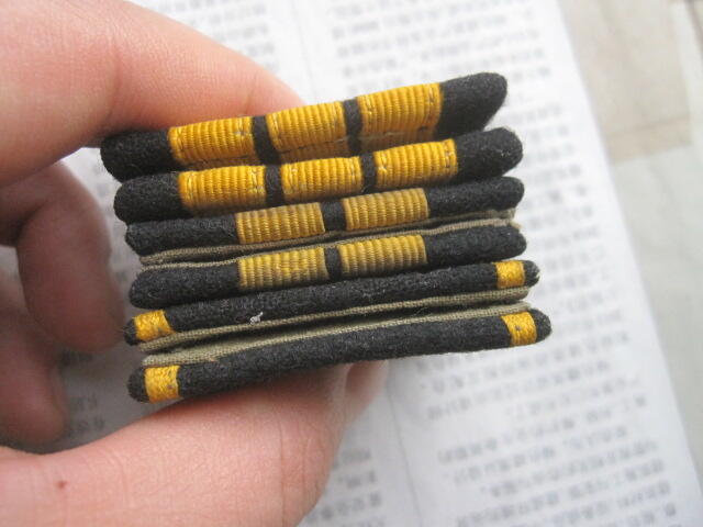 04--55水兵方块肩章3付一组（列兵、下士、中士）（2）