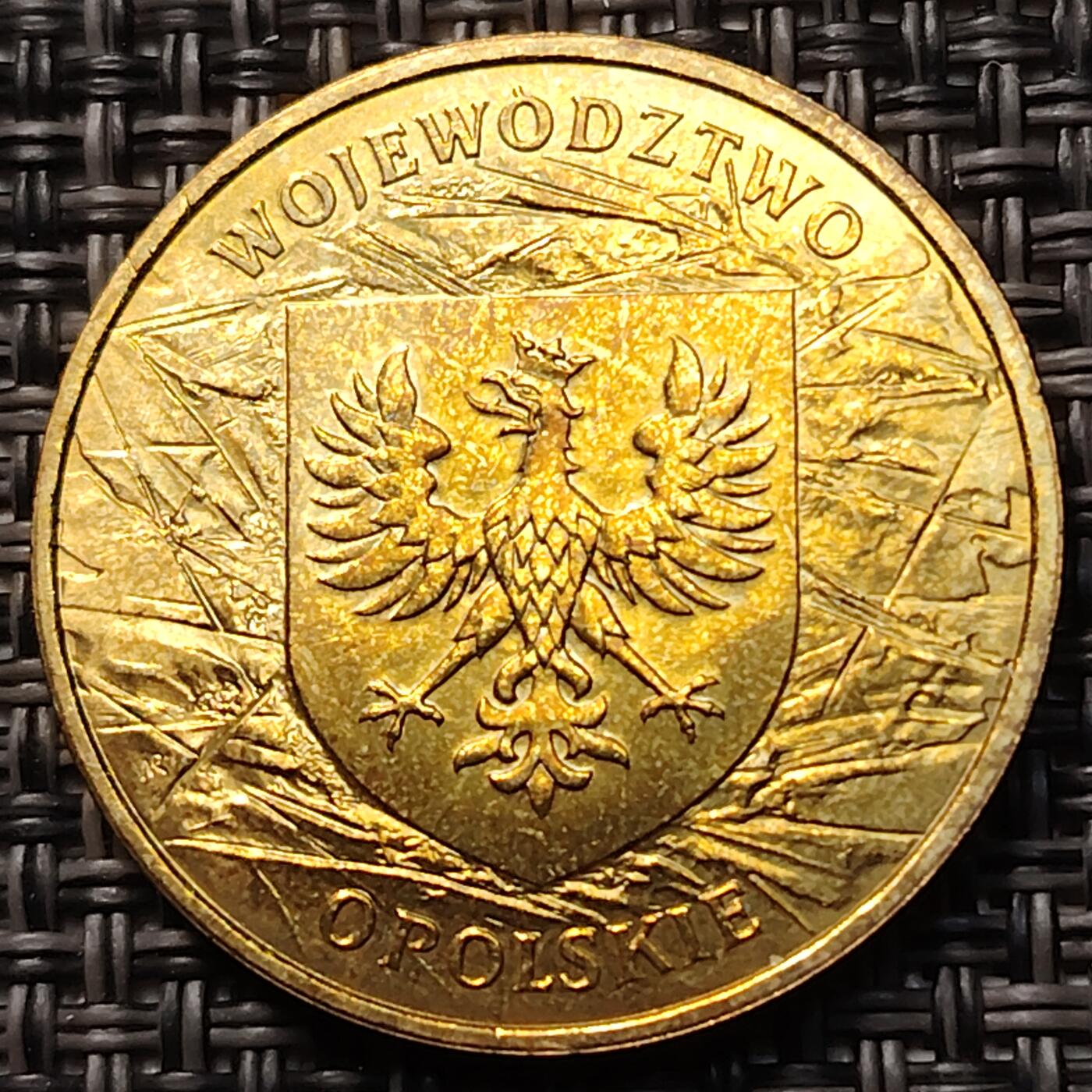 布加迪🐬～世界钱币(上海)🌾第 260 期 /  各国套币和散币 波兰🇵🇱 2004年 2兹罗提纪念币  小波兰行政区 27mm