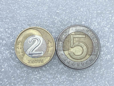 第一海外回流一元起拍收藏 散集专场  第268期 - 波兰1994年双色币 2枚