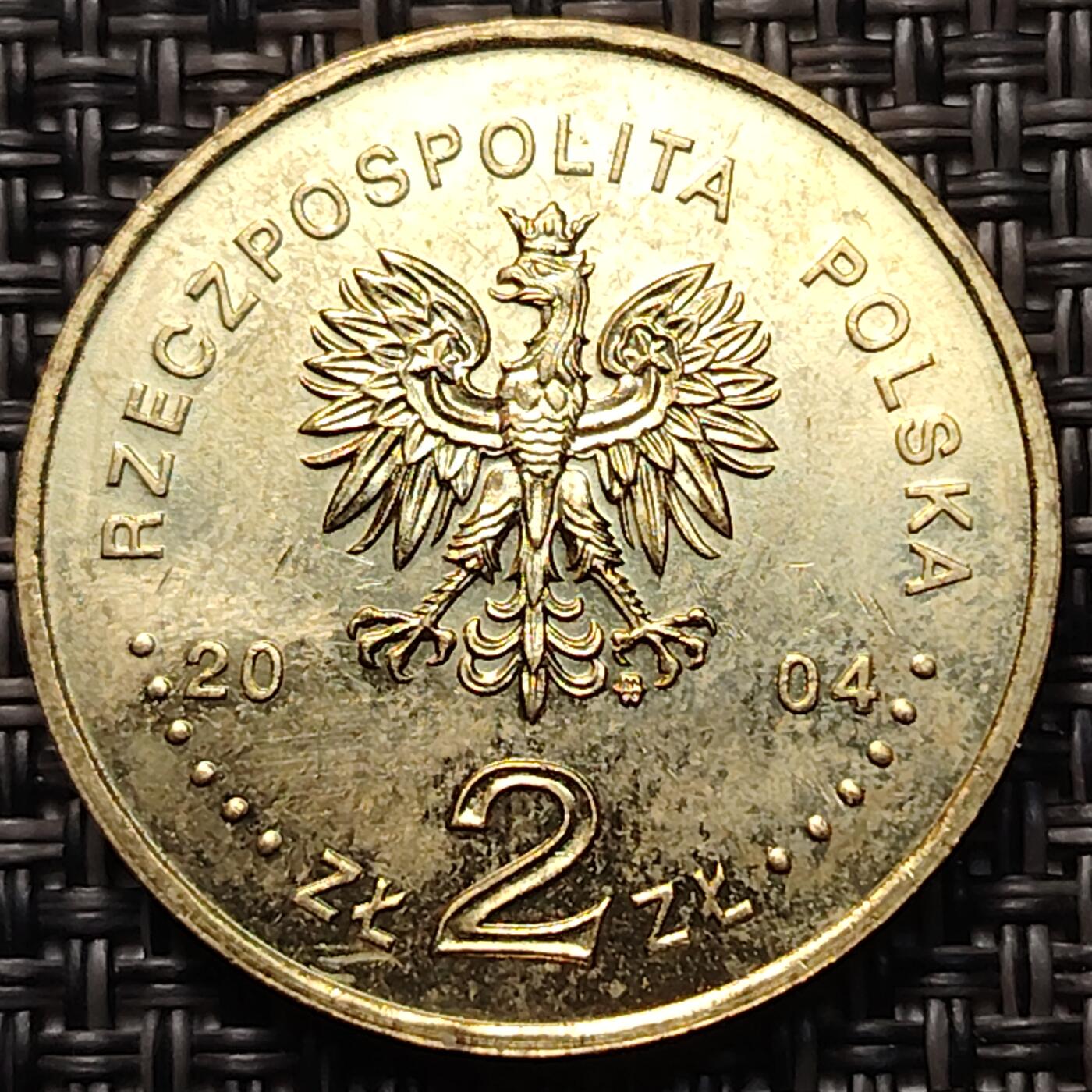 布加迪🐬～世界钱币(上海)🌾第 260 期 /  各国套币和散币 波兰🇵🇱 2004年 2兹罗提纪念币 美术学院成立100周年