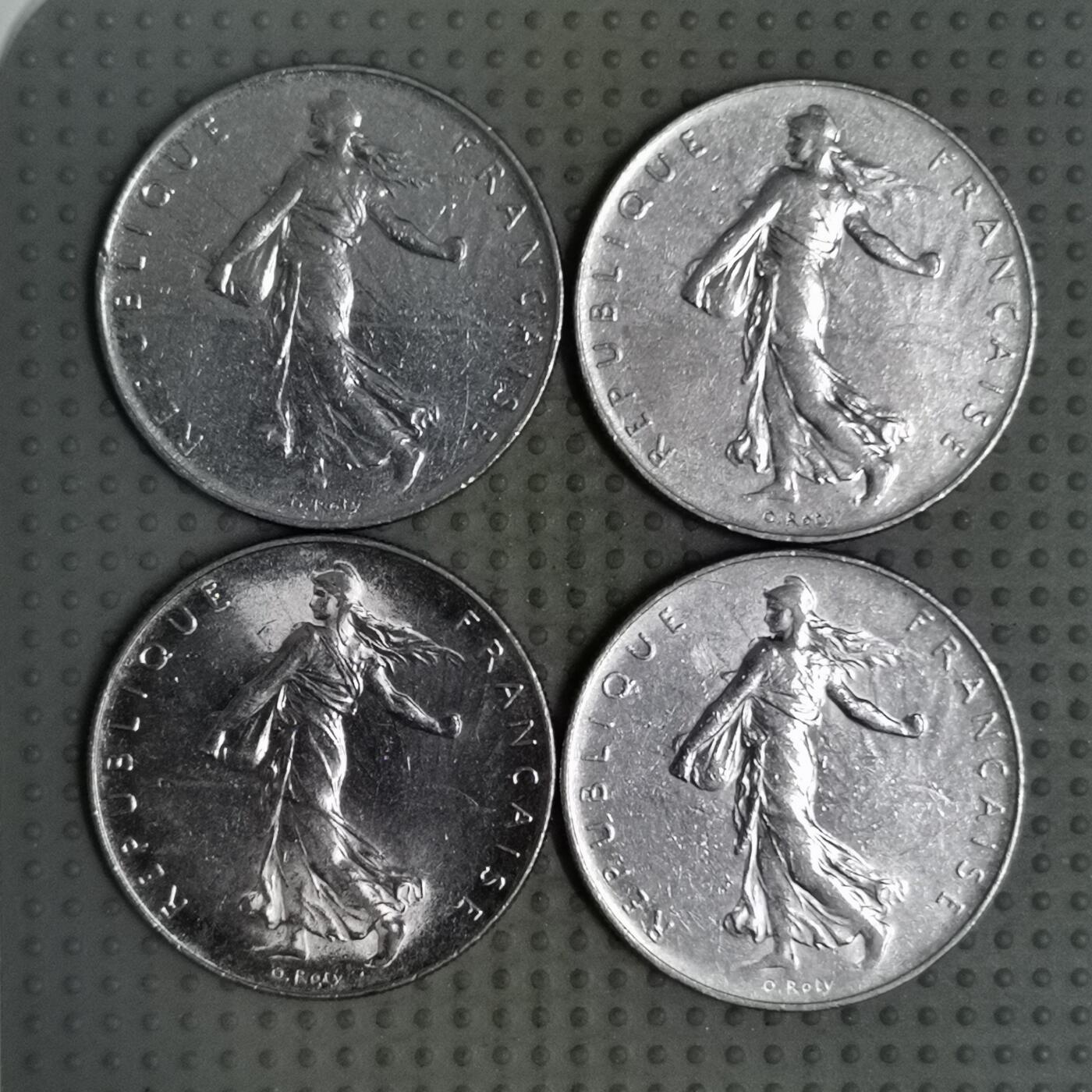 2025年第119场各国散币拍卖（总第119场） 法国1法郎4枚