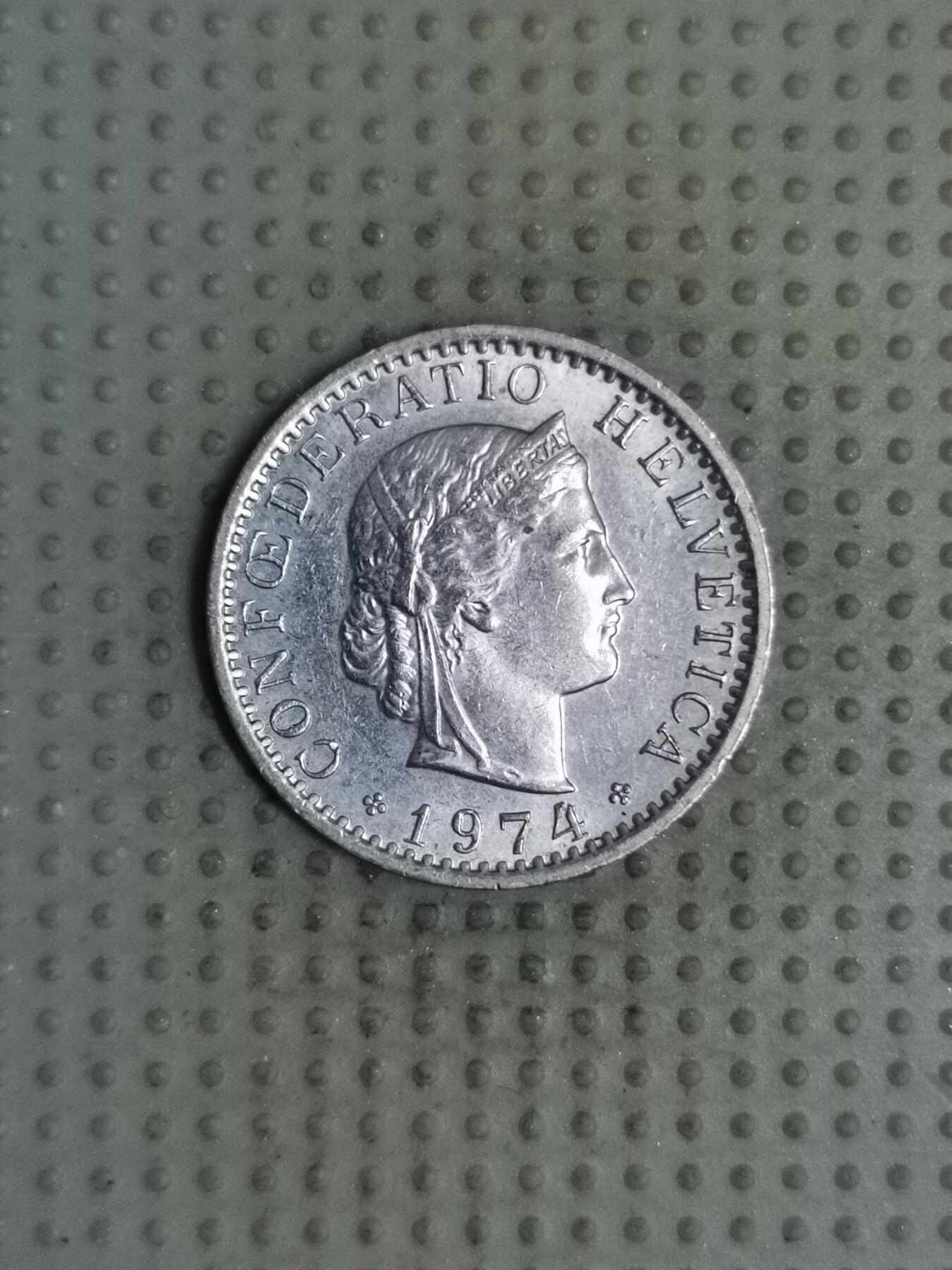 2025年第119场各国散币拍卖（总第119场） 瑞士1974年20生丁