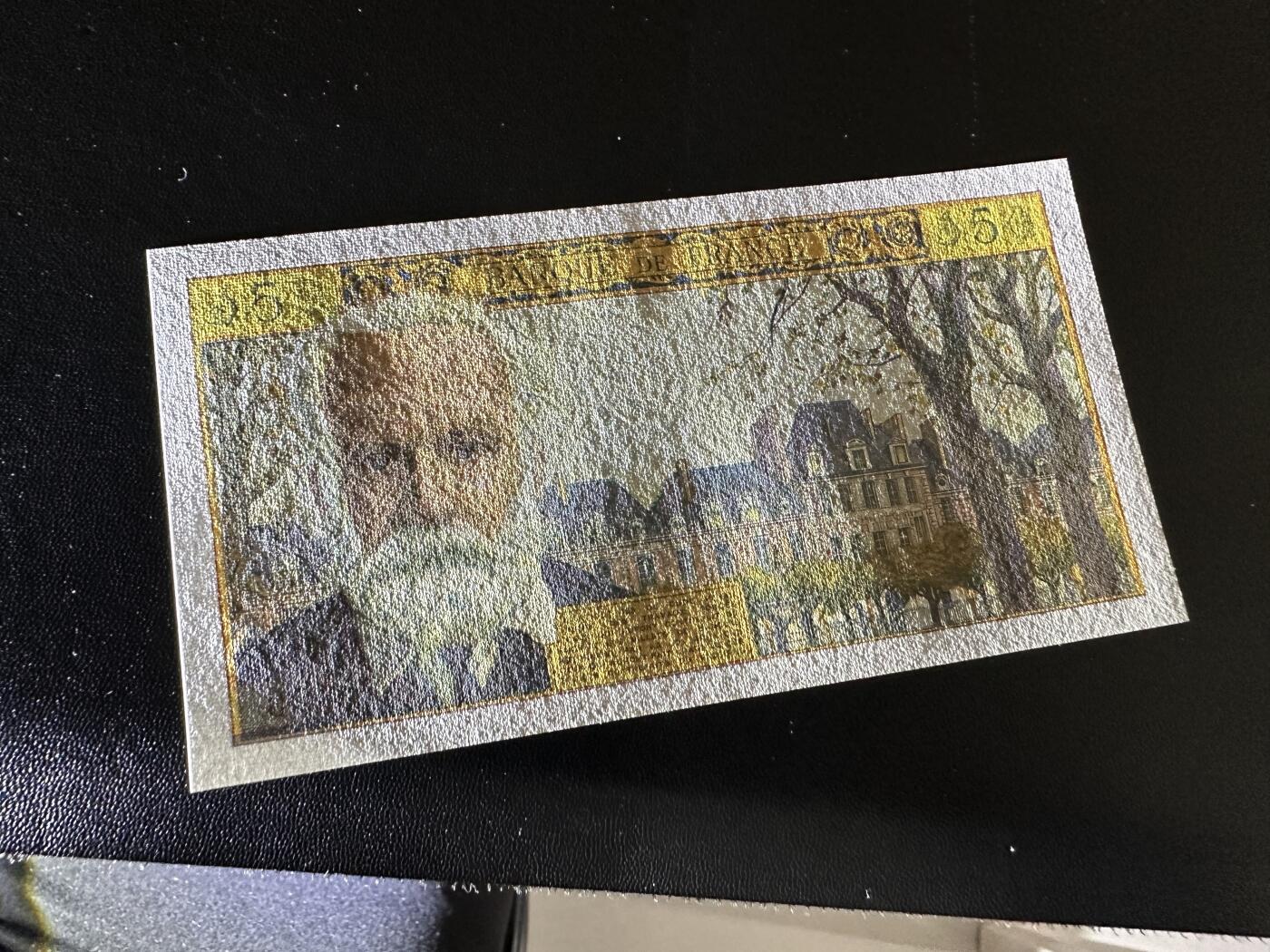 《外钞收藏家》第五百八十六期（品种丰富、精品多）（本平台长期征集拍品、欢迎藏友们联系合作） 1964年法国5法郎 雨果 基本全新 