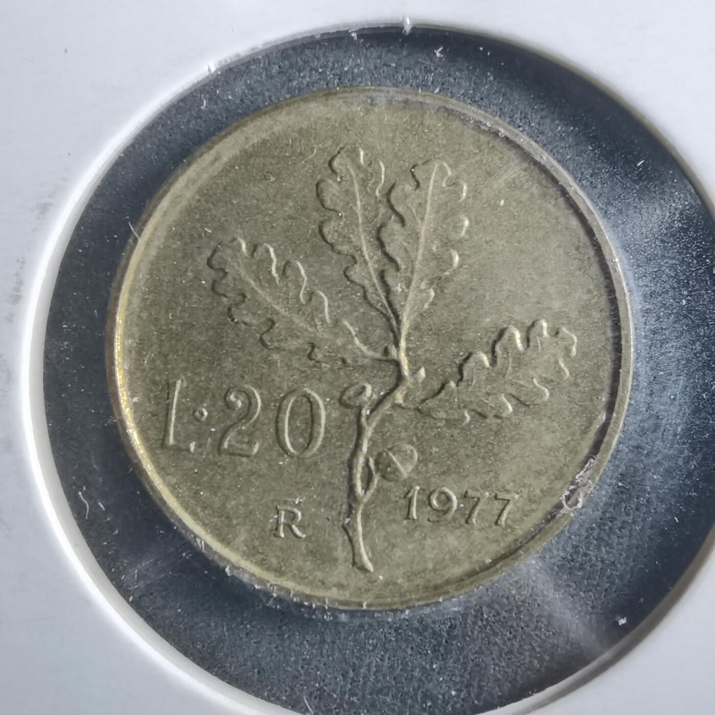 沼泽如烟--第906场 意大利1977年20里拉