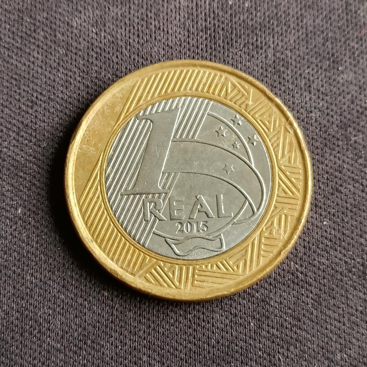 【游宝拍卖】乙巳蛇年88期 佣金1+6% 巴西-1瑞尔 2015年 里约奥运会纪念币