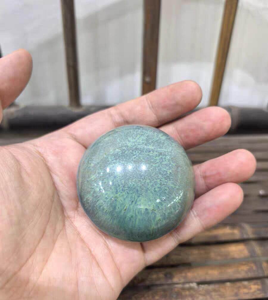 兰馨堂瓷器专场 晚清民国钧窑窑变小印盒