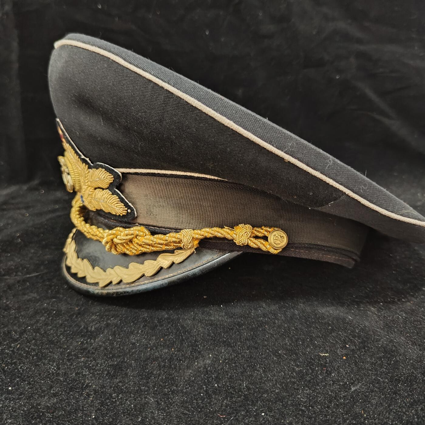 0元起拍勋章 第311期 咸鱼国勋章拍卖专场 11月19日（周日）下午6：00开始 保加利亚海军将官大檐帽 57CM