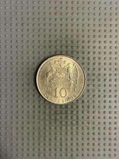 2025年第120场各国散币拍卖（总第120场） - 智利1971年10分