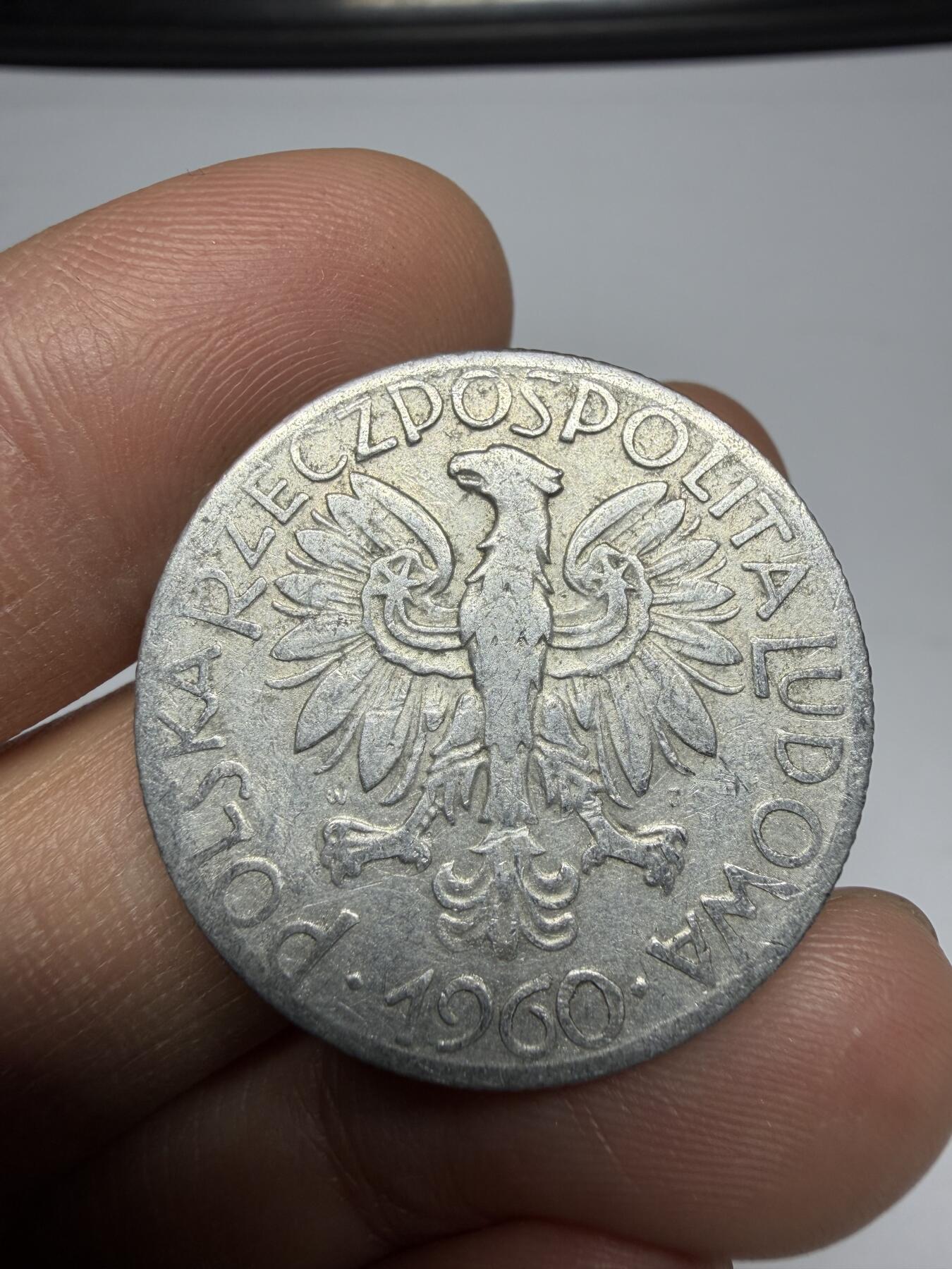 2025年集古藏今外币拍卖第十期-第7场—（总第287拍），可以寄存60天，满160元包邮。 1960年波兰5兹罗提