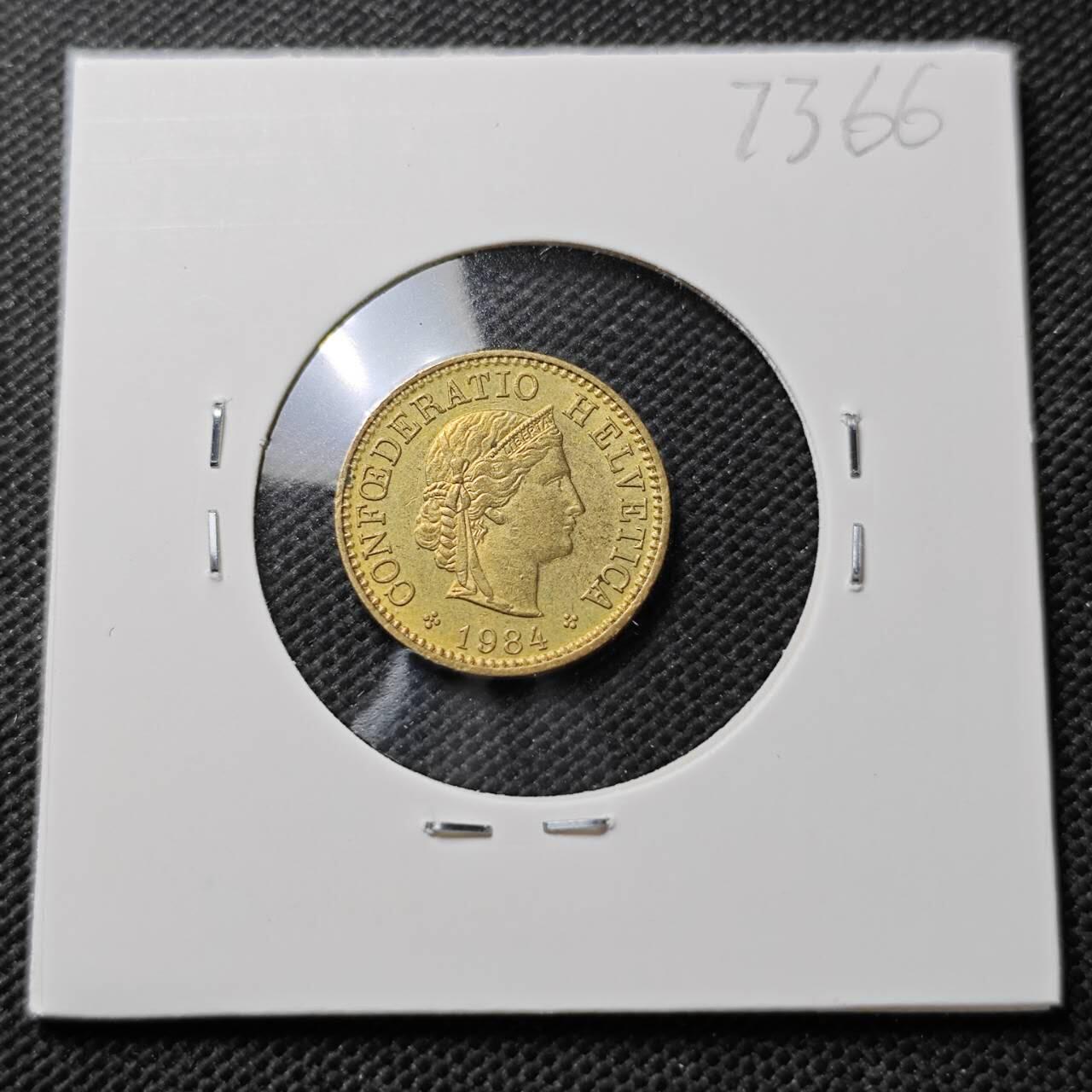 KK钱币收藏小铺  第373场  2月预留时间 周末发货  瑞士5分