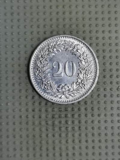 2025年第119场各国散币拍卖（总第119场） - 瑞士1974年20生丁