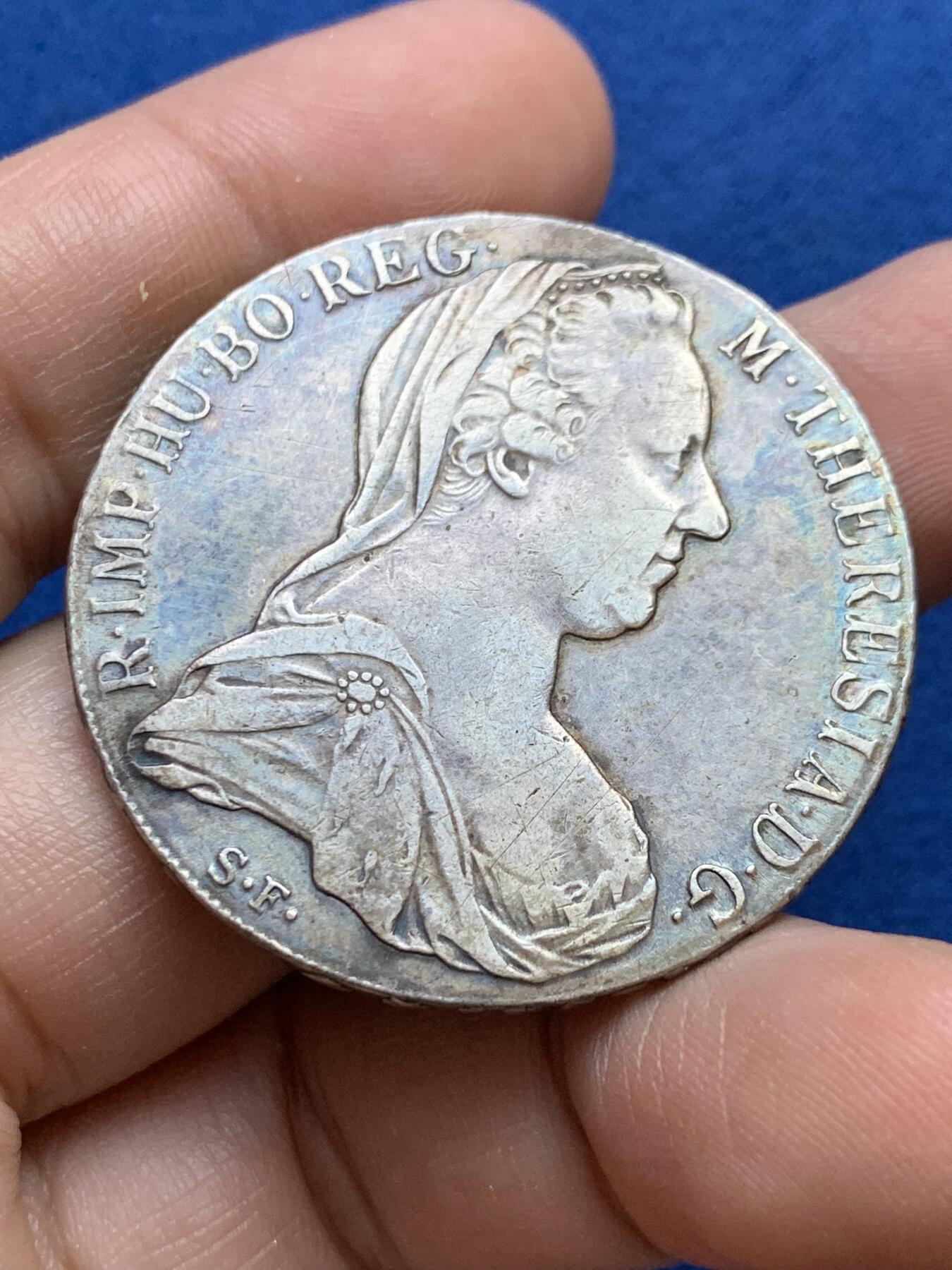 《竞宝斋》第439场 周日，周一，周二 3场连拍 （全场包邮） 奥匈帝国1780大奶妈玛利亚特蕾西亚银币