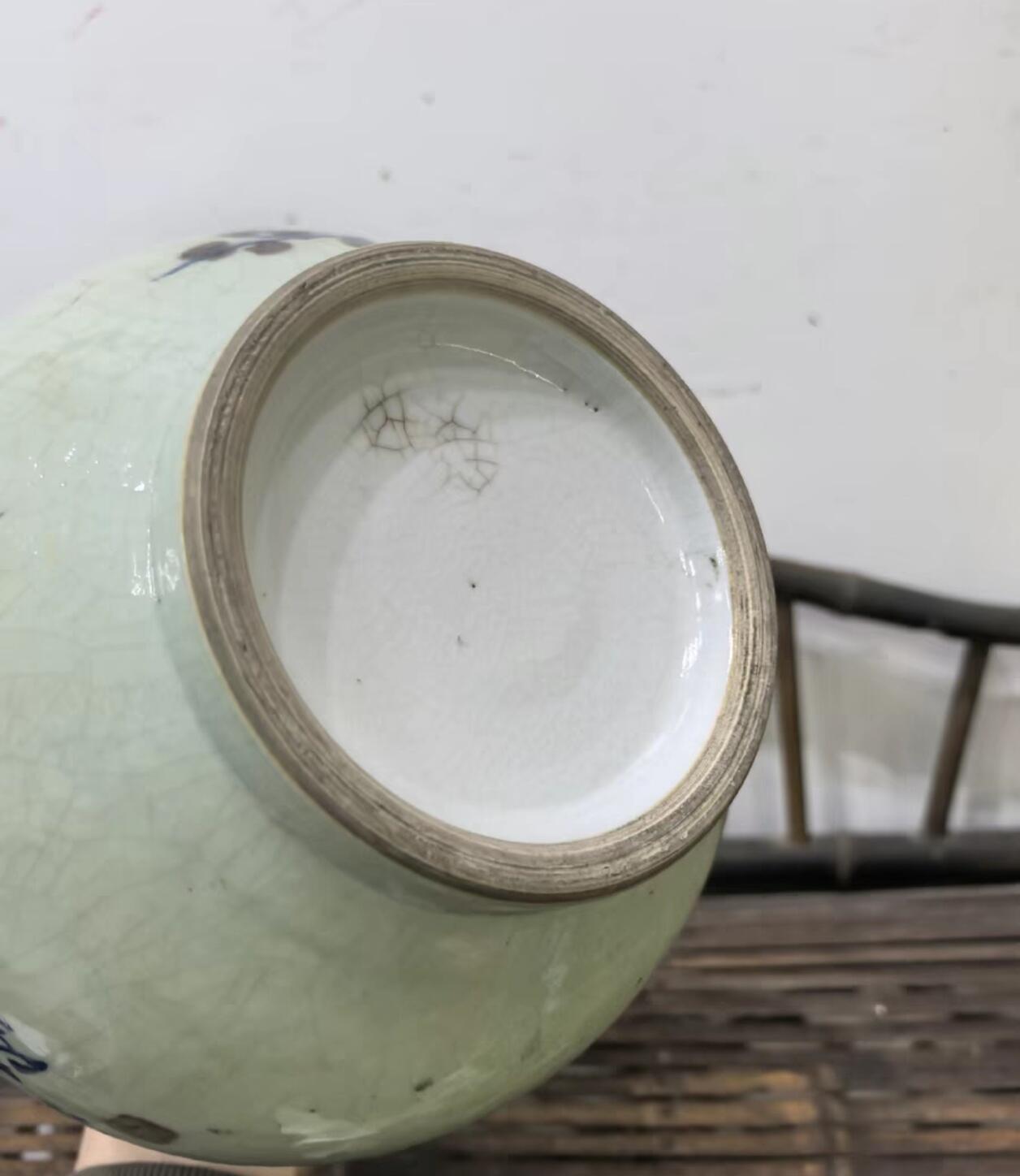 兰馨堂瓷器专场 建国瓷厂景德镇曾勇大师青花釉里红玉壶春瓶