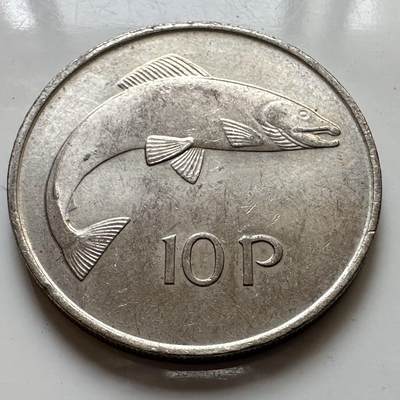 🌹外币初藏🌹🐯2025年第129场  每周二四六晚8️⃣点 接代拍 - 爱尔兰1974年10便士