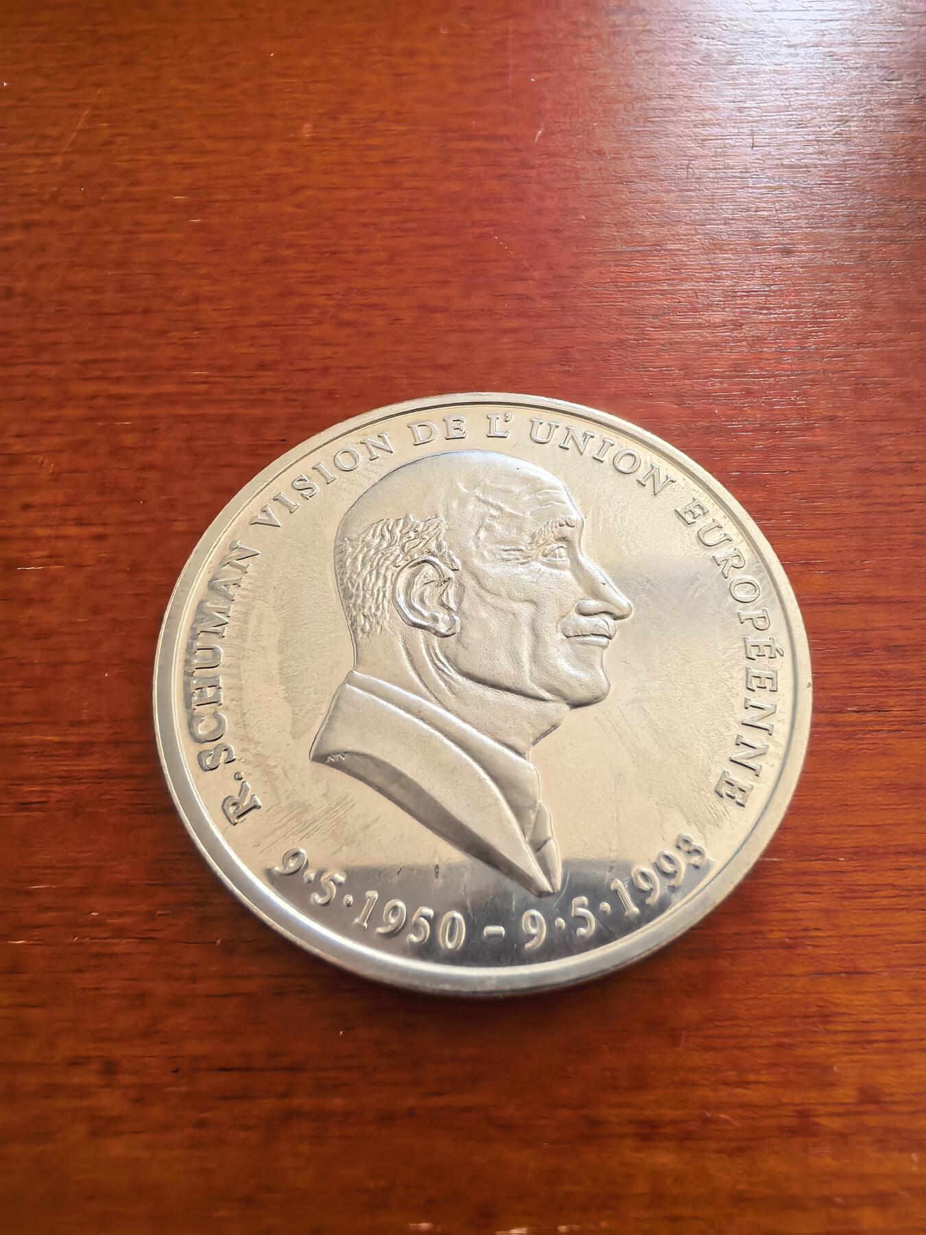 长老汇蛇年精选第七十四场拍卖 1993希腊舒曼和卡拉曼利斯银章，18克，34MM，希腊银行制造