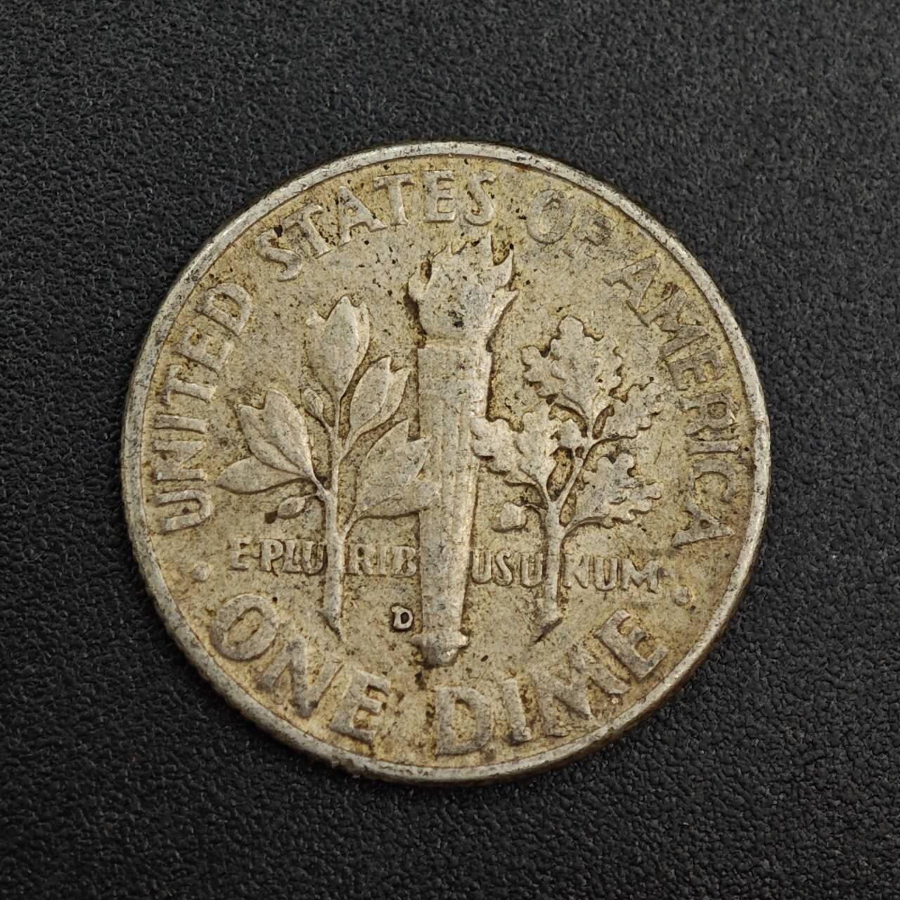 【淘币小摊】实时拍第七百九十九拍   银币套币场   满百包邮可预留二周 每周一统一发货   美国1963年罗斯福10分银币