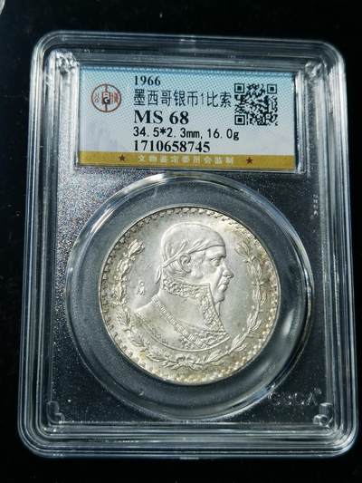 天下钱庄专场欢迎参拍 - 墨西哥一比索银币