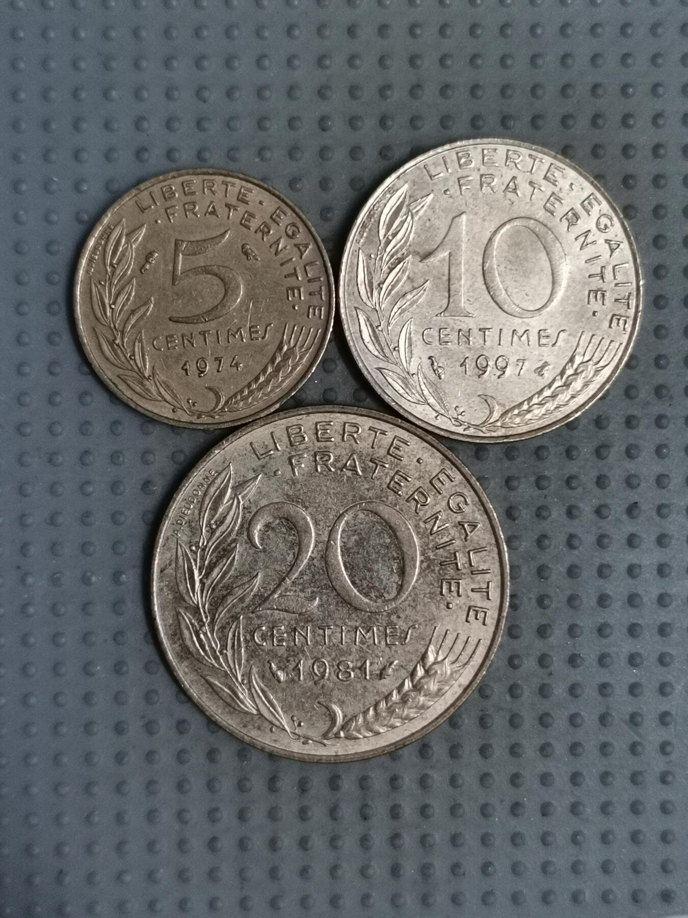 2025年第119场各国散币拍卖（总第119场） 法国生丁3枚