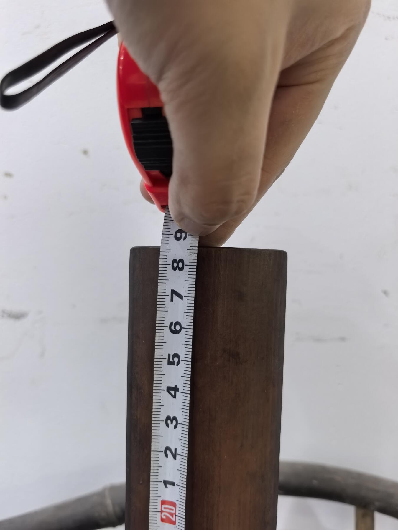 兰馨堂古玩杂项专场 老竹雕双面诗文素镇纸摆件 双面雕工