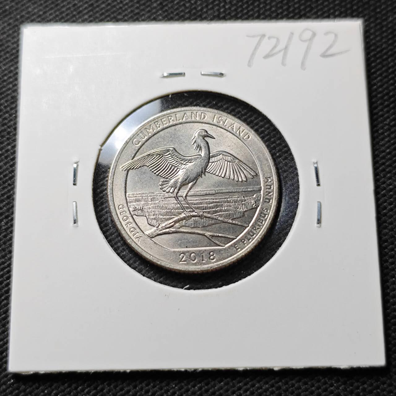 KK钱币收藏小铺  第372场  2月预留时间 周末发货  美国25分纪念币 好品