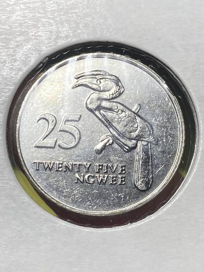 2025年第一百三十场(总第一百五十六场）外国好品纸夹散币场(免佣金) - 好品–赞比亚🇿🇲1992单年份25恩韦