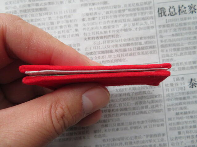 72--【全新】【有脏痕】65扎线红领章一付20220104-3