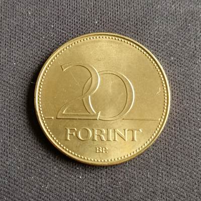 【游宝拍卖】乙巳蛇年88期 佣金1+6% - 匈牙利-20福林 1995年 原光好品
