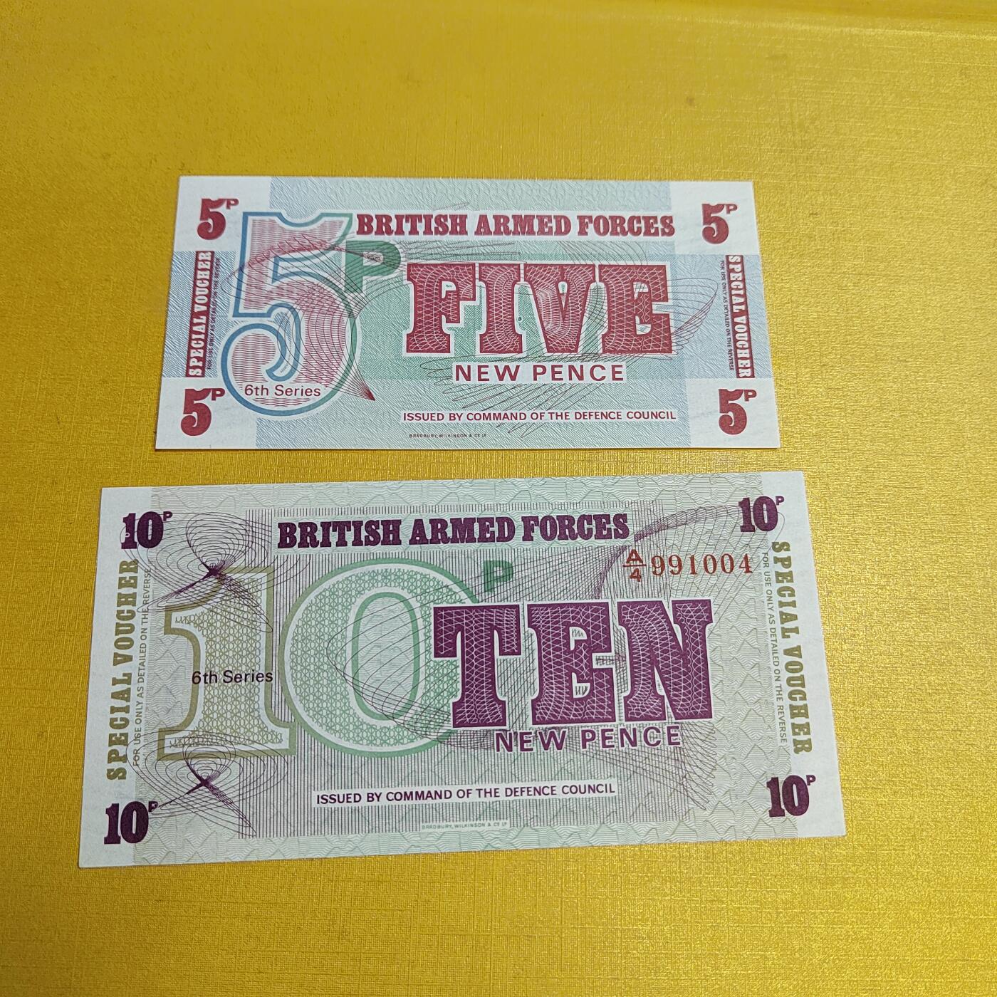 PCAI钱币19-609  纸币等钱币小专场 英国二张