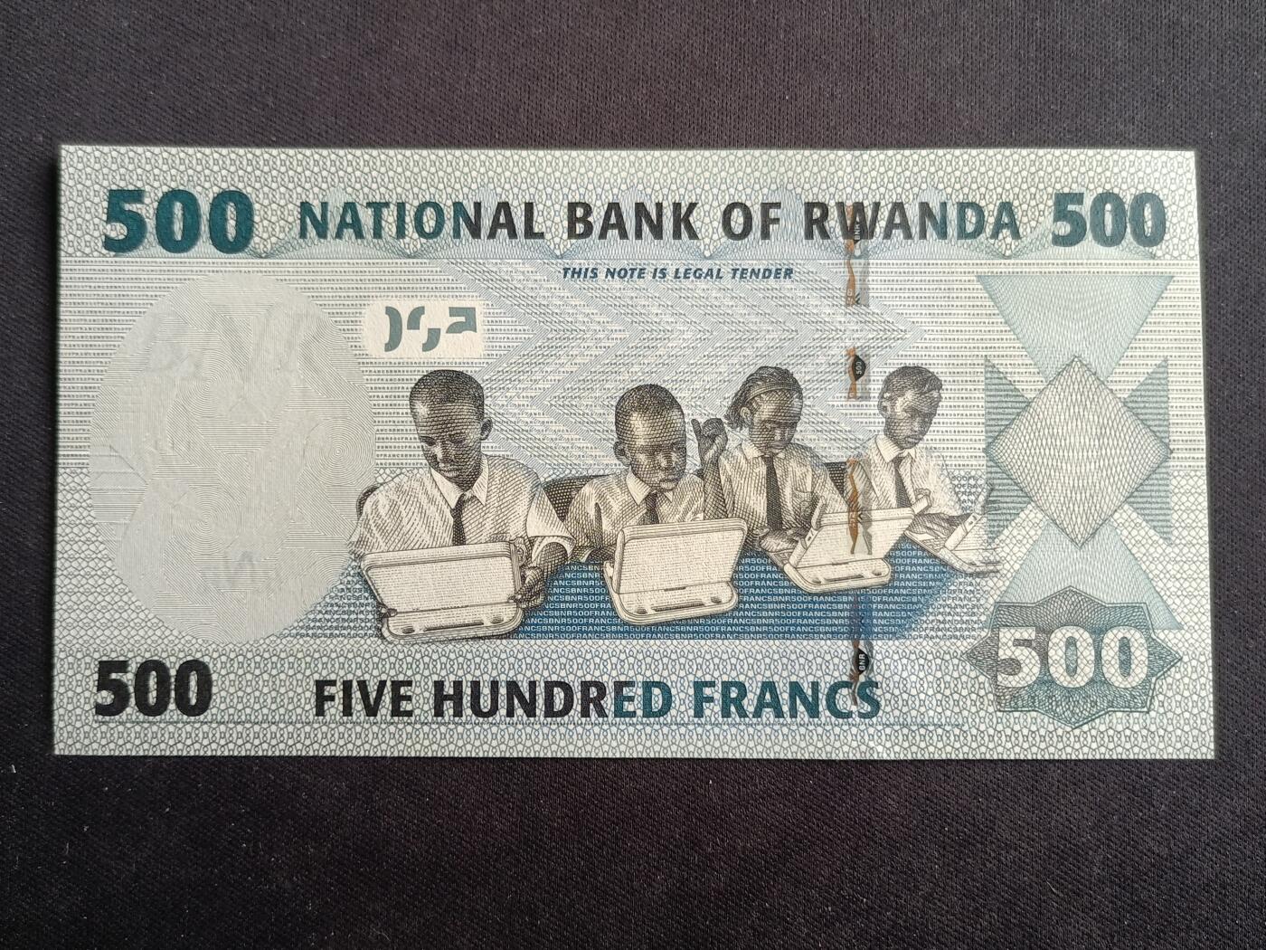 【游宝拍卖】乙巳蛇年88期 佣金1+6% 卢旺达-500法郎 全新UNC