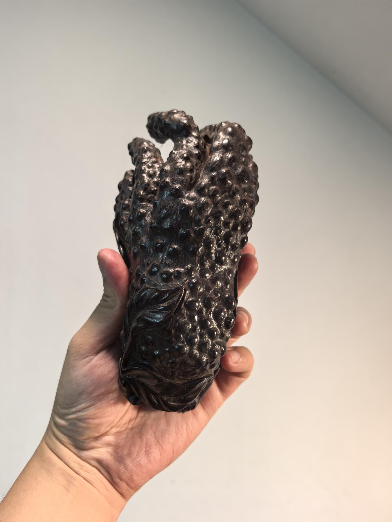 兰馨堂古玩杂项专场 紫檀雕佛手摆件