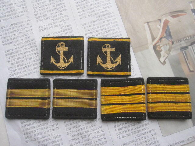 04--55水兵方块肩章3付一组（列兵、下士、中士）（2）