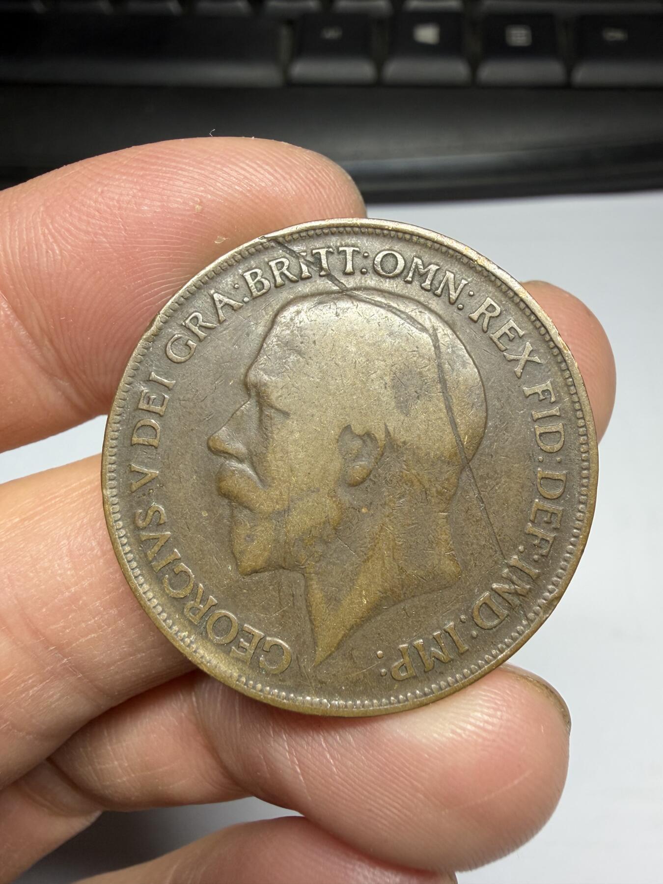 2025年集古藏今外币拍卖第十期-第7场—（总第287拍），可以寄存60天，满160元包邮。 1918年英国1便士