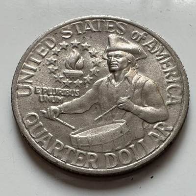 🌹外币初藏🌹🐯2025年第129场  每周二四六晚8️⃣点 接代拍 - 美国1976年25分