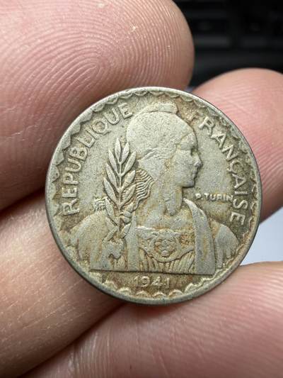 2025年集古藏今外币拍卖第十期-第7场—（总第287拍），可以寄存60天，满160元包邮。 - 1941年法属印支10分