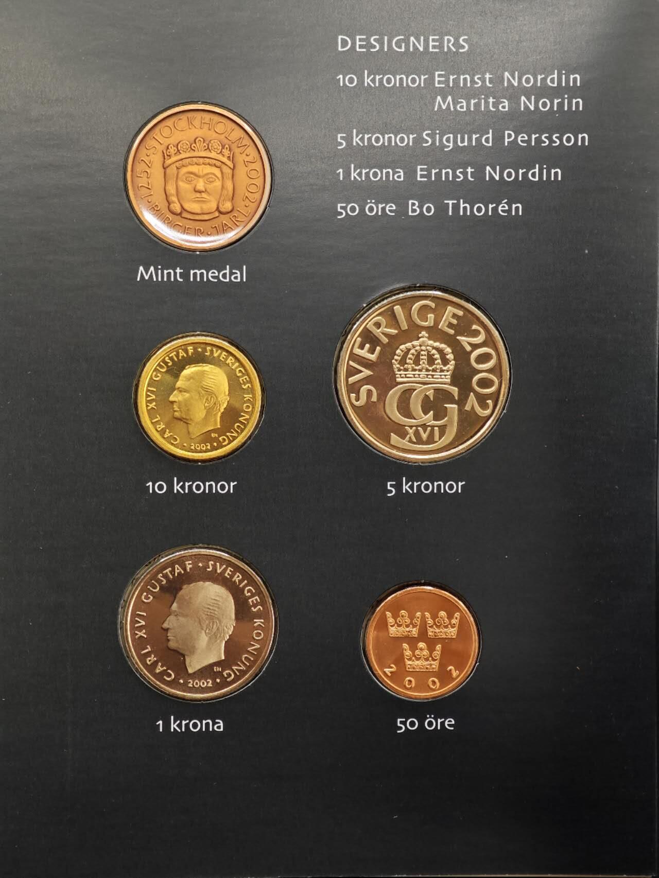 【淘币小摊】实时拍第七百九十九拍   银币套币场   满百包邮可预留二周 每周一统一发货   瑞典2006年套币