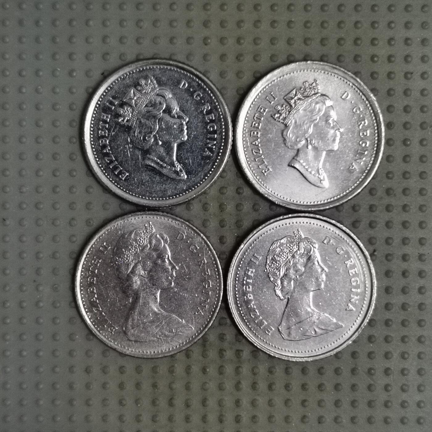 2025年第119场各国散币拍卖（总第119场） 加拿大10分4枚