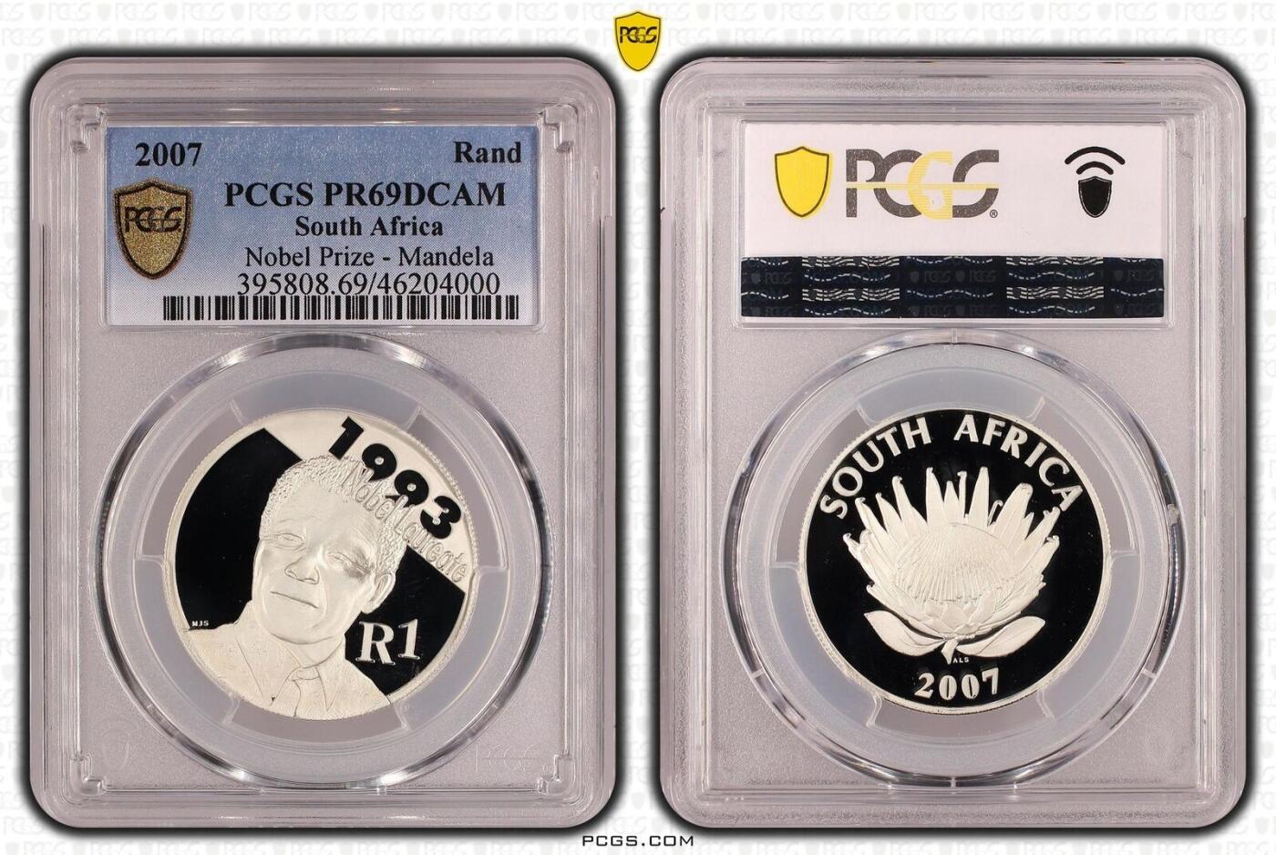 PThappally收藏第54次拍卖，英联邦地区硬币纸币  澳大利亚 2007 1R 15.0 g 铜镍币 PCGS PR69DCAM