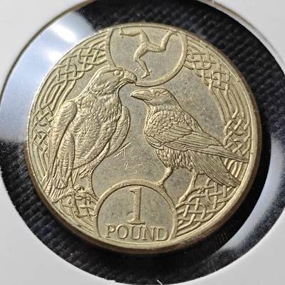 KK钱币收藏小铺  第373场  2月预留时间 周末发货 - 2018 马恩岛1镑