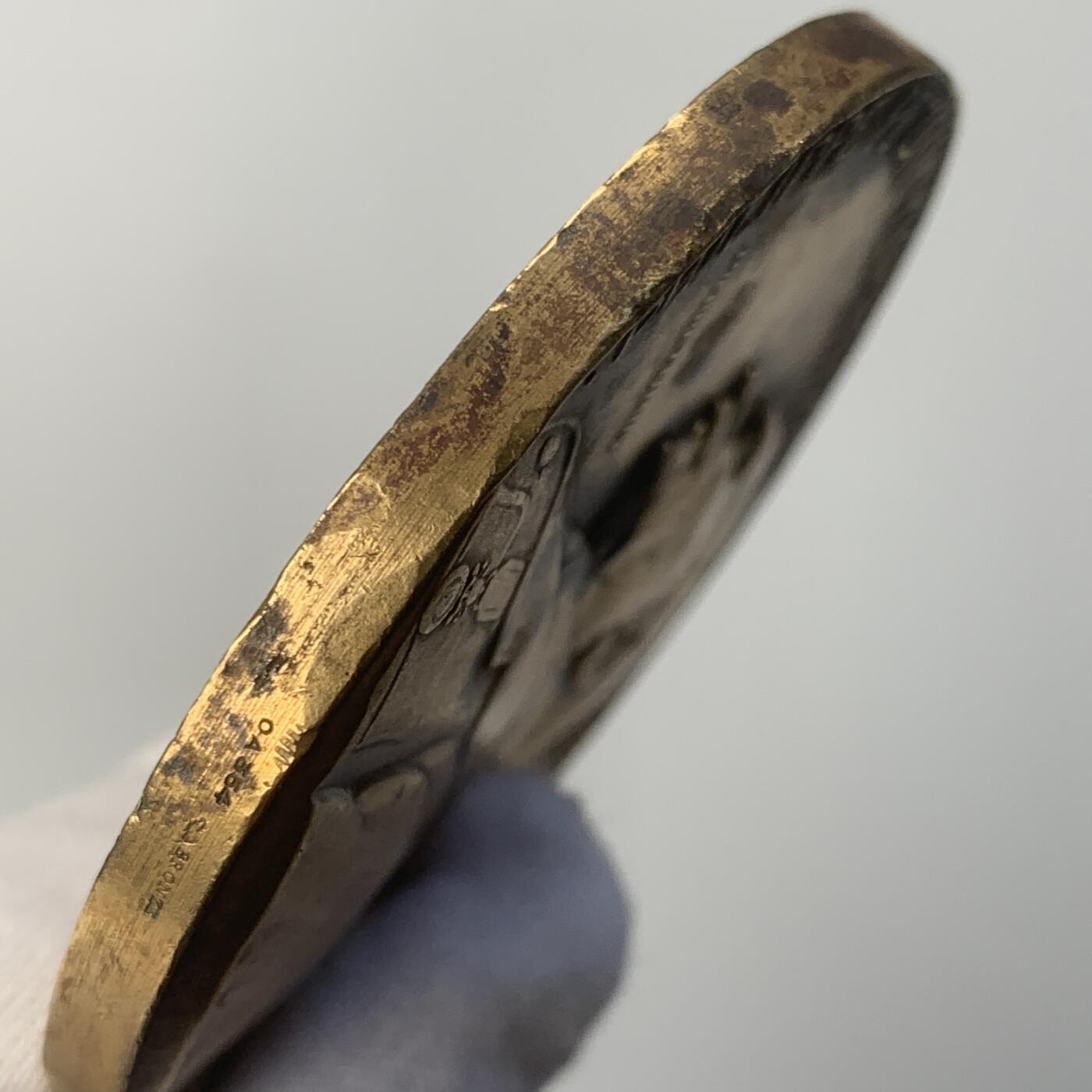 掌中浮雕-藏着的欧洲第042场 1941年法国贝当元帅大铜章，68mm，146g，大师皮埃尔.图林作品