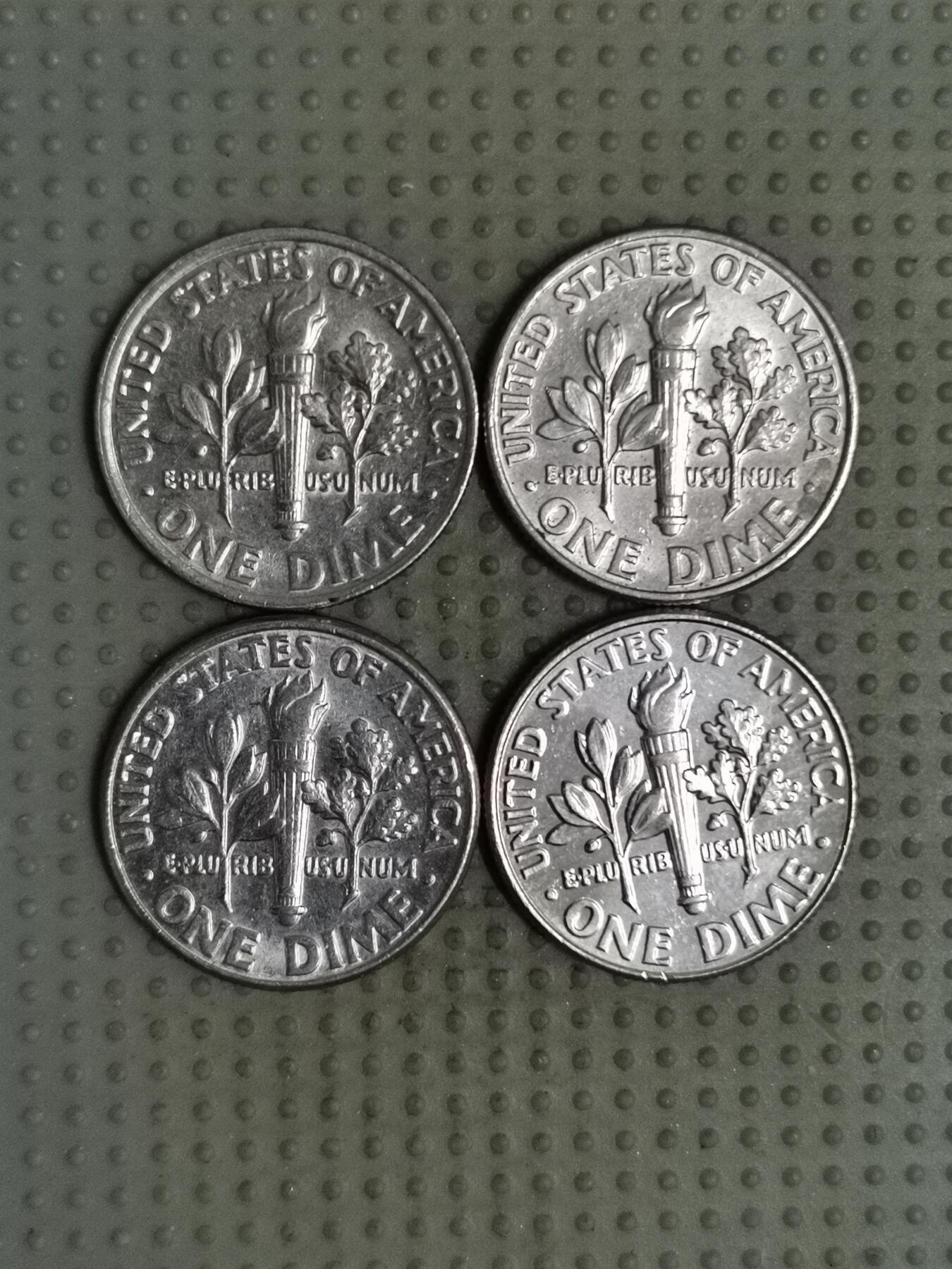 2025年第119场各国散币拍卖（总第119场） 美国10分4枚