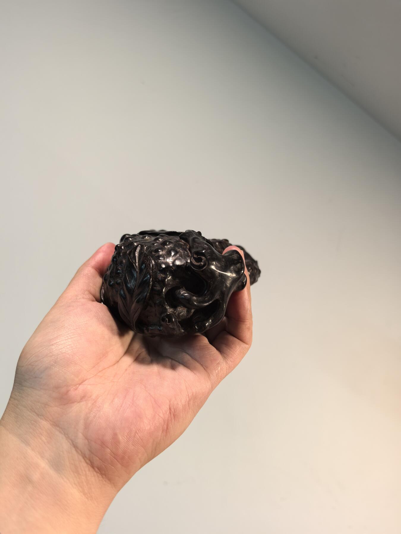 兰馨堂古玩杂项专场 紫檀雕佛手摆件