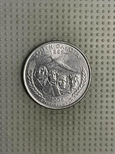 2025年第120场各国散币拍卖（总第120场） - 美国2006年南达科他州25美分纪念币