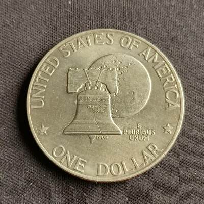 【游宝拍卖】乙巳蛇年88期 佣金1+6% - 美国-1美元 1976年 建国200周年纪念币
