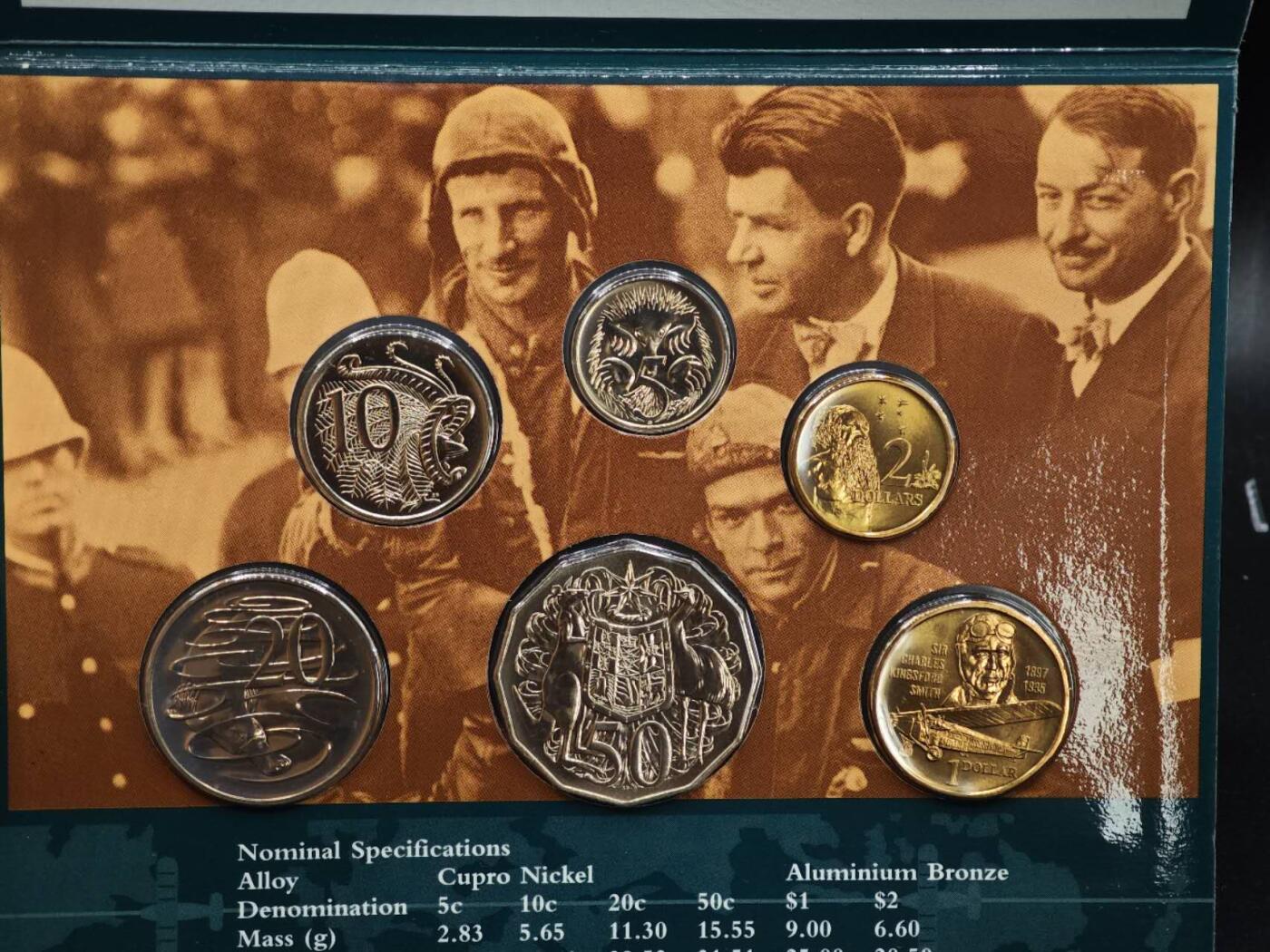 【淘币小摊】实时拍第七百九十九拍   银币套币场   满百包邮可预留二周 每周一统一发货   澳大利亚1997年纪念套币