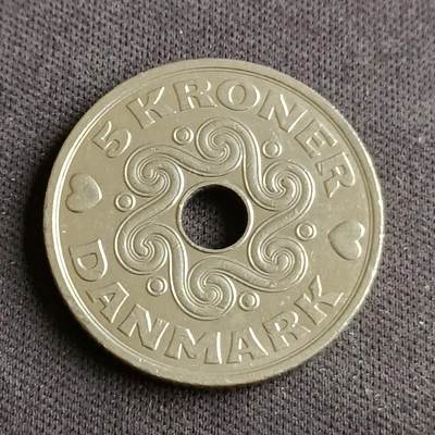 【游宝拍卖】乙巳蛇年88期 佣金1+6% - 丹麦-5克朗 1994年