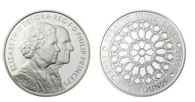 PThappally收藏第54次拍卖，英联邦地区硬币纸币 - 英国  2007 年 5 英镑 28.28g 铜镍币 PCGS MS68 