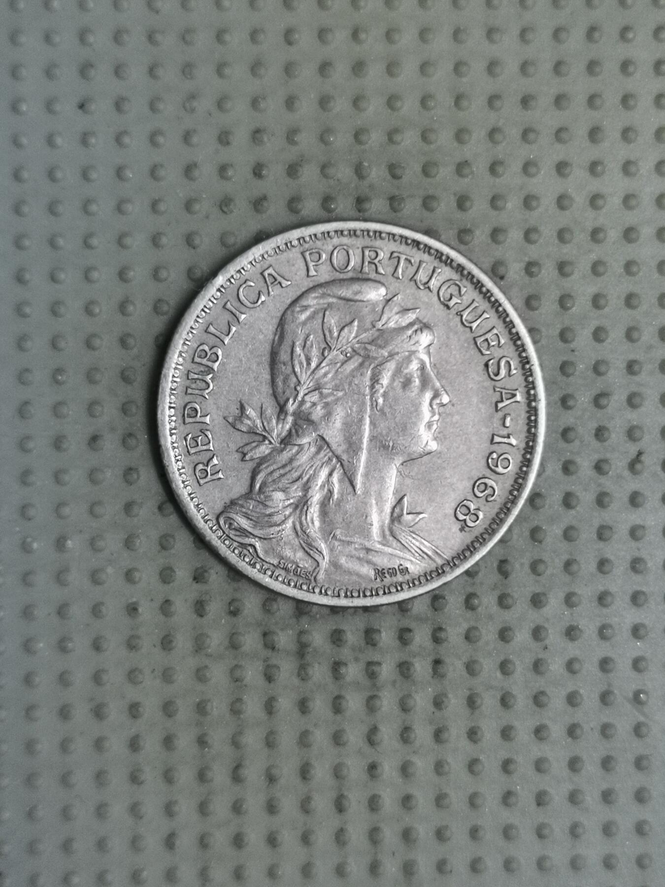 2025年第119场各国散币拍卖（总第119场） 葡萄牙1968年50分