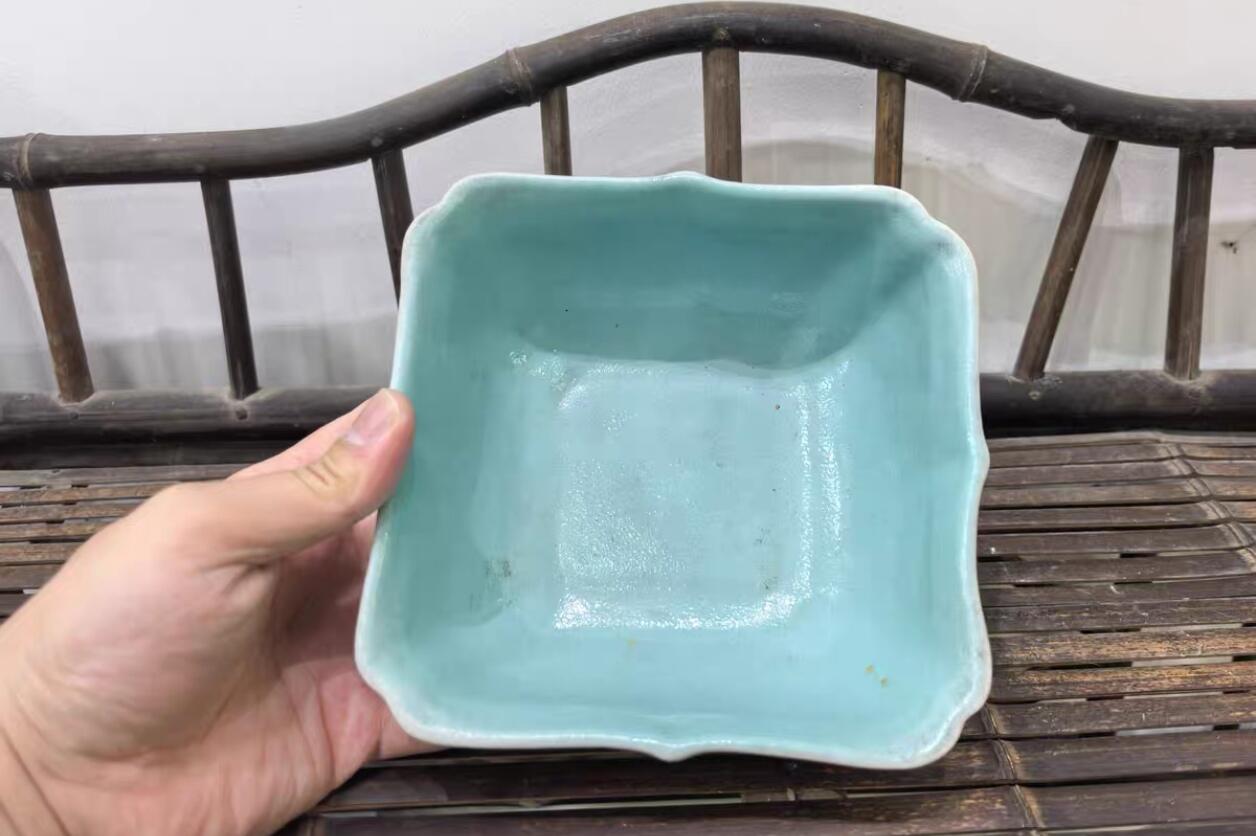 兰馨堂瓷器专场 粉彩人物水仙盆瓷器水盂摆件