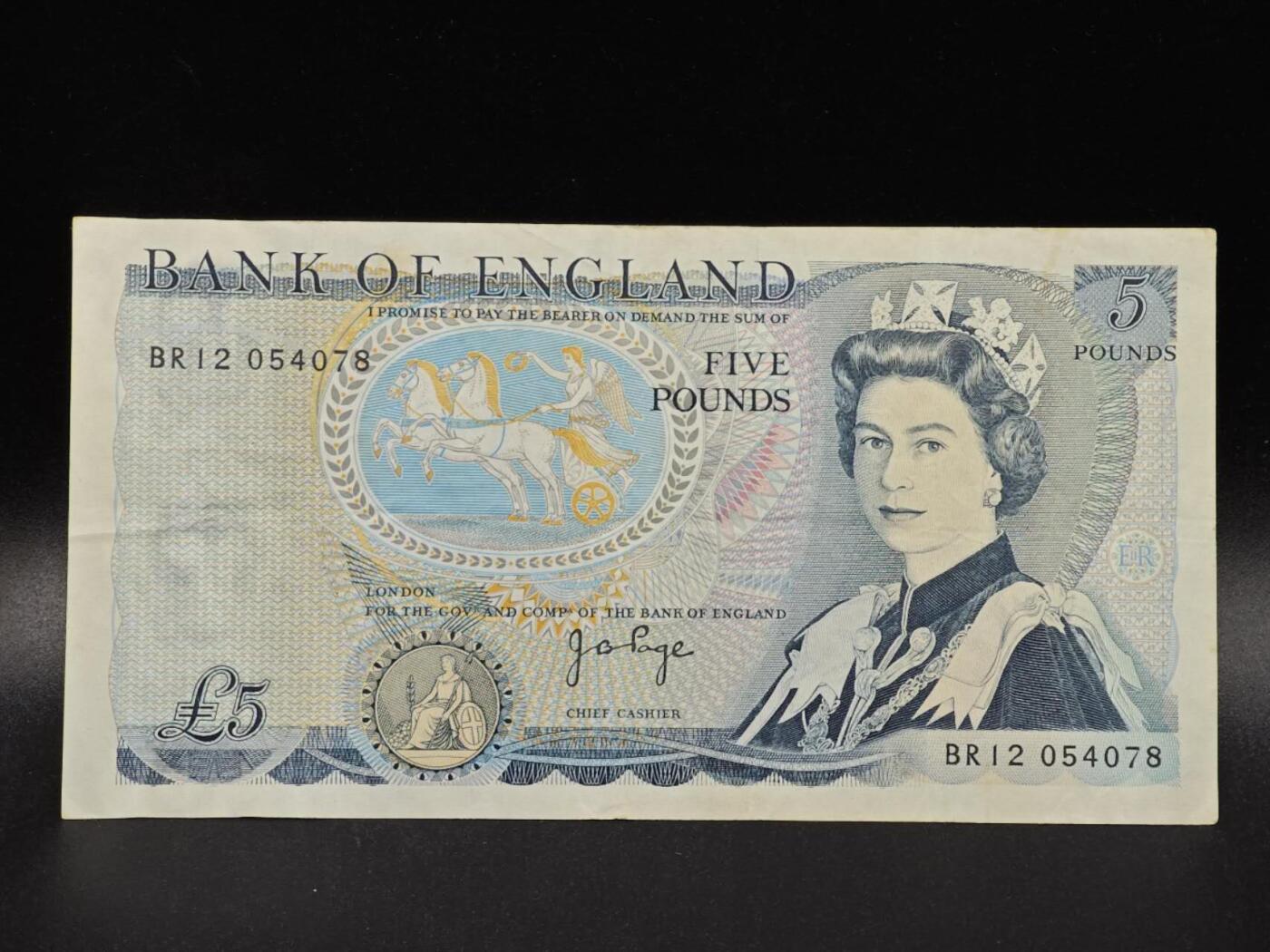 【淘币小摊】限时拍第八百拍  纸币场  满百包邮可预留两周  周一统一发货  英国5镑