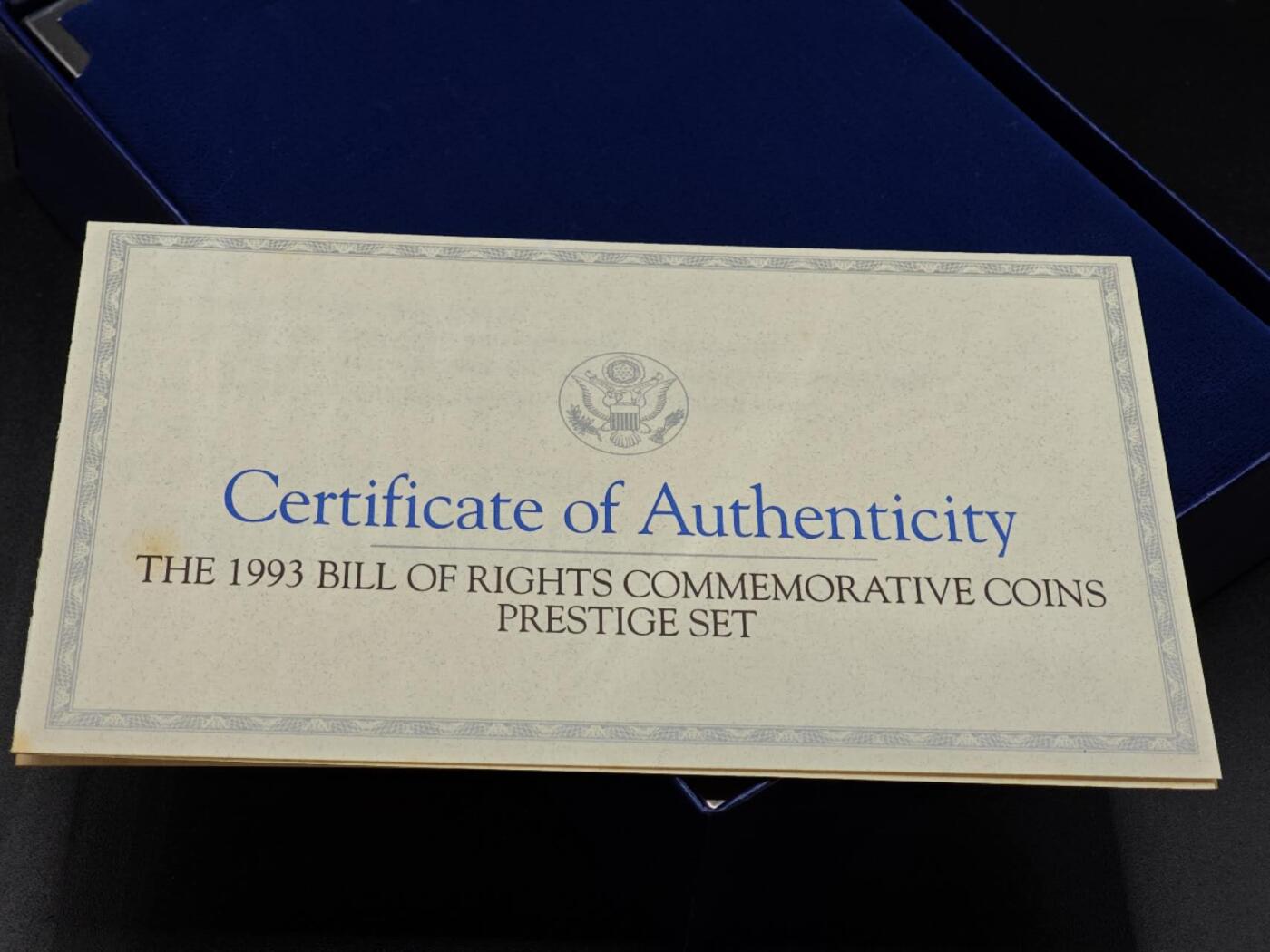 【淘币小摊】实时拍第七百九十九拍   银币套币场   满百包邮可预留二周 每周一统一发货   美国1993年精制套币含麦迪逊银币一对 银币重39.2克900银 银价407